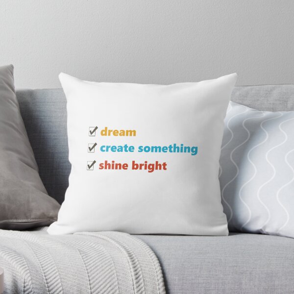 Shine Bright Throw Pillow