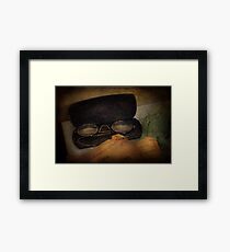 Optometrist - Glasses for Reading Framed Print