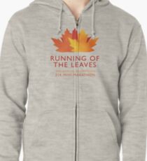 Running of the Leaves Zipped Hoodie
