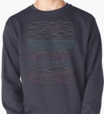 Linear Landscape Pullover Sweatshirt