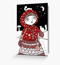 Lumi Oravia Greeting Card