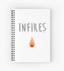 BTS Bangtan Suga "Infires" Milky Design Spiral Notebook