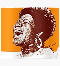 Aretha Franklin Poster