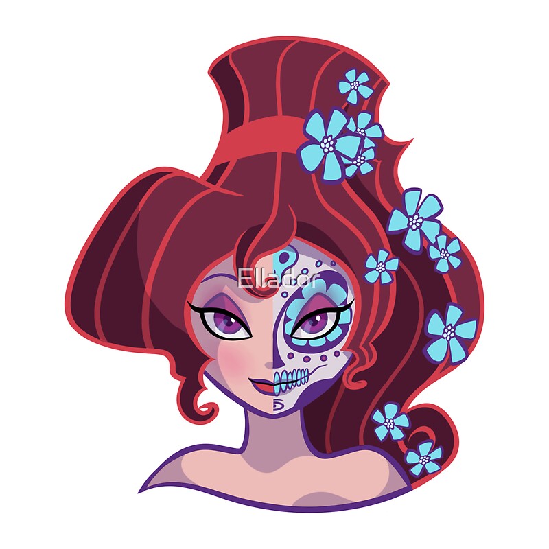 Disney Sugar Skull: Pegatinas | Redbubble