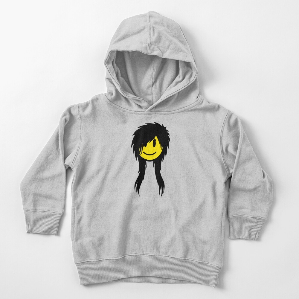Emo Girl Smiley Toddler Pullover Hoodie By Hard Wear Redbubble