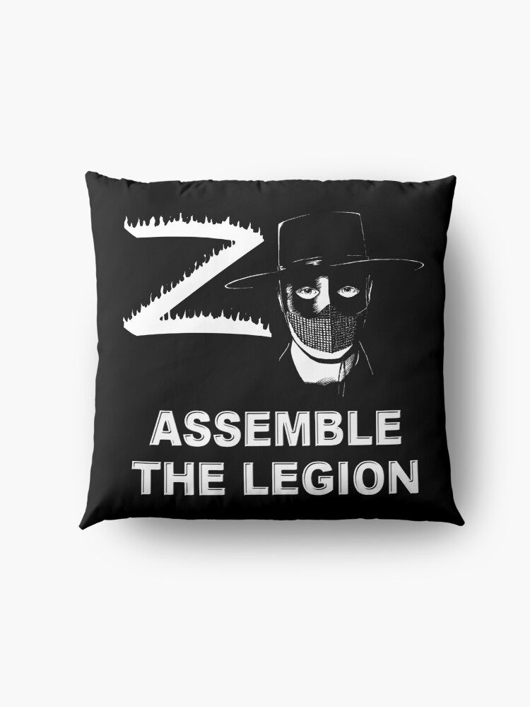 Alternate view of Zorro - Assemble the Legion Floor Pillow