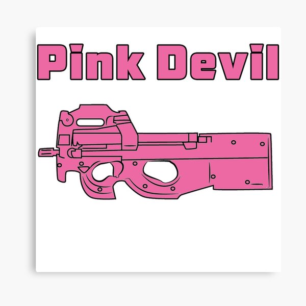 Pink Devil Canvas Print