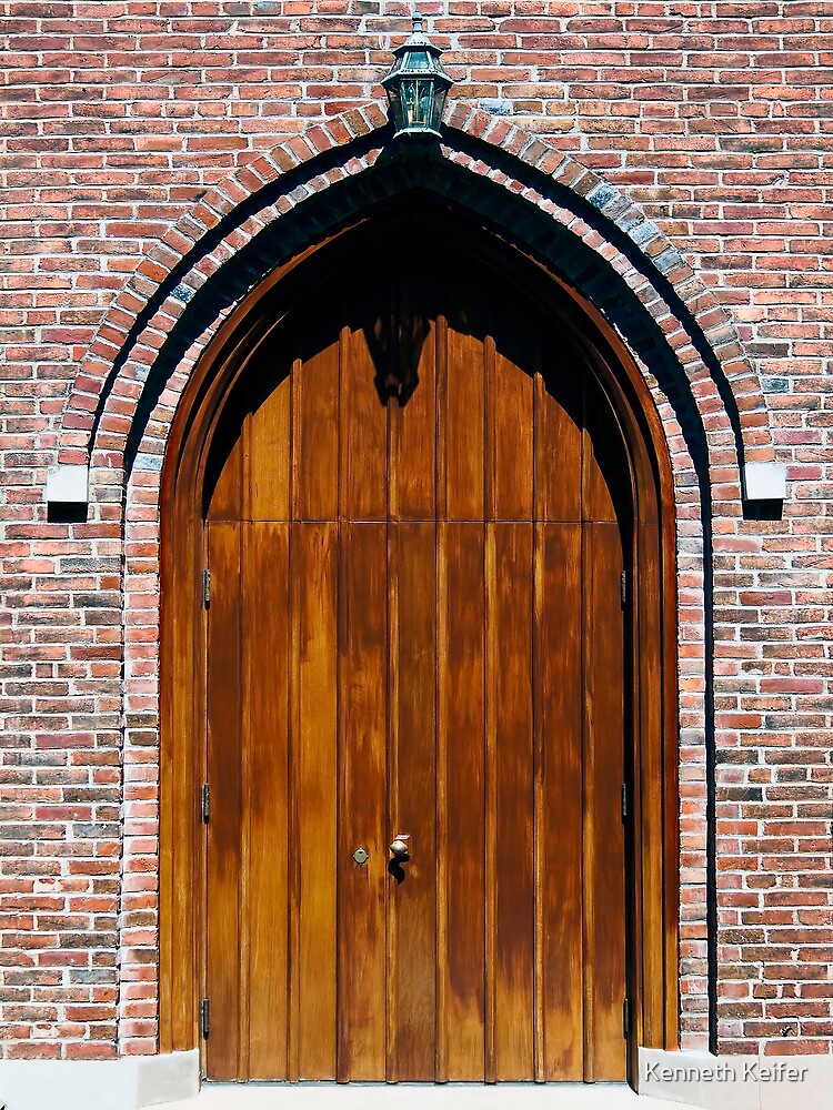 “Gothic Wooden Church Door” by Kenneth Keifer | Redbubble