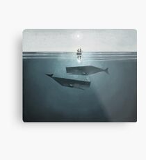 At sea. Metal Print
