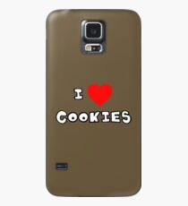 I Heart Cookies Case/Skin for Samsung Galaxy