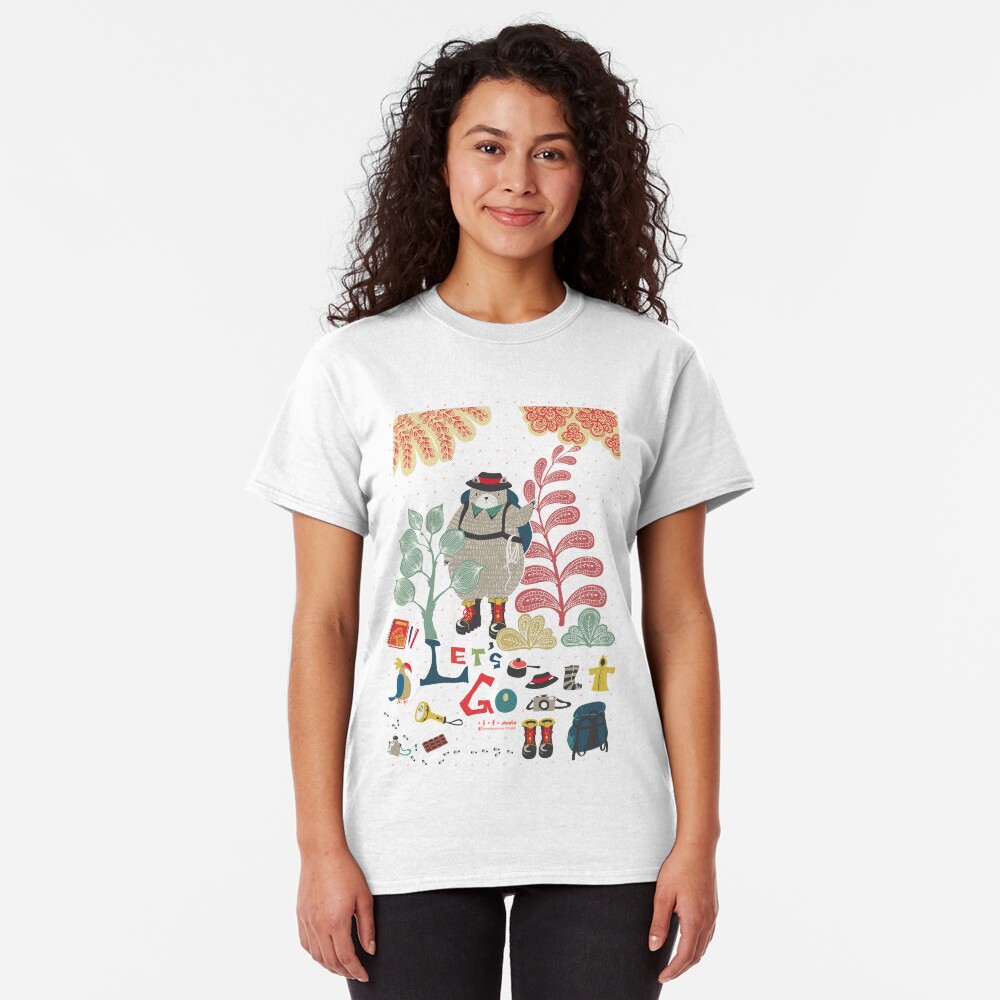 Bear Travel - Let's Go Classic T-Shirt