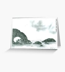 wish you were here Greeting Card