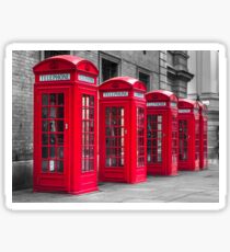 Telephone booths Sticker