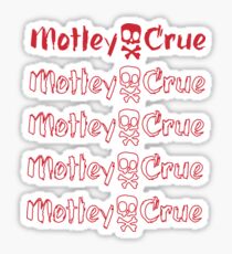 Motley Crue Red V5 Sticker