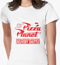Camiseta entallada para mujer Pizza Planet