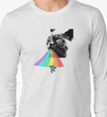 Rainbow Cat vs Mega Man Long Sleeve T-Shirt