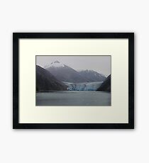 Sawyer Glacier in Tracy Arm Fjord in Alaska .... Framed Print