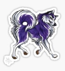 Huskie Strut Sticker