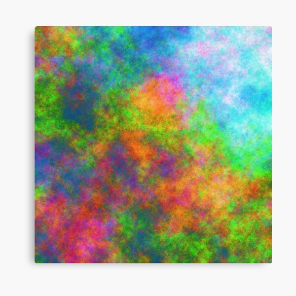 Abstraction of underwater forest Canvas Print