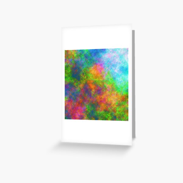 Abstraction of underwater forest Greeting Card