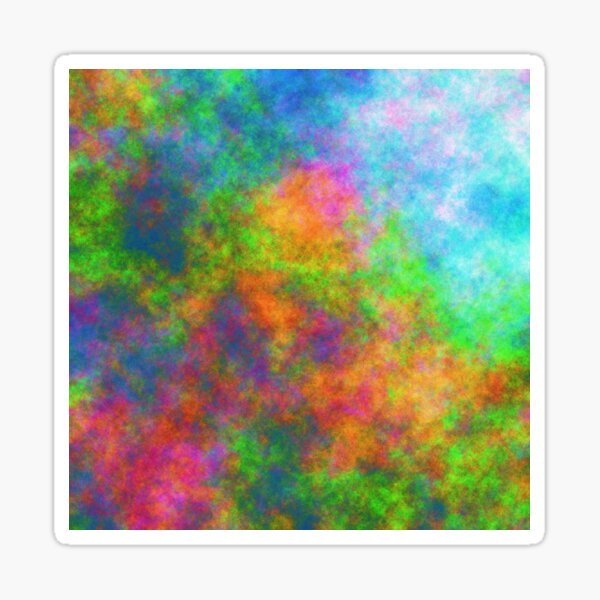 Abstraction of underwater forest Glossy Sticker