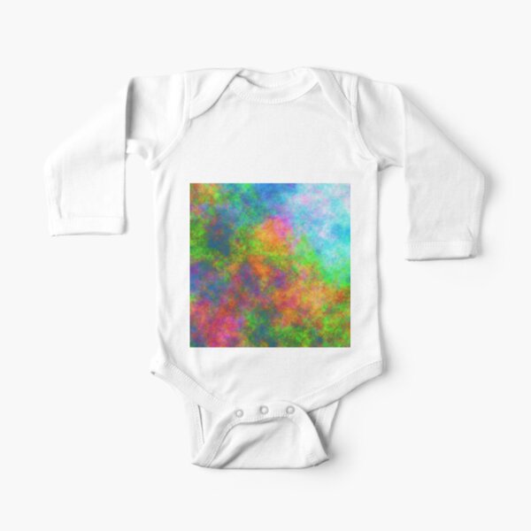 Abstraction of underwater forest Long Sleeve Baby One-Piece