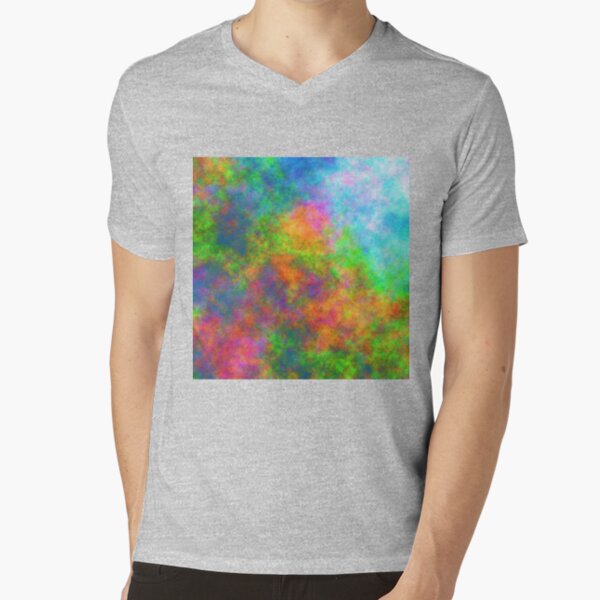 Abstraction of underwater forest V-Neck T-Shirt