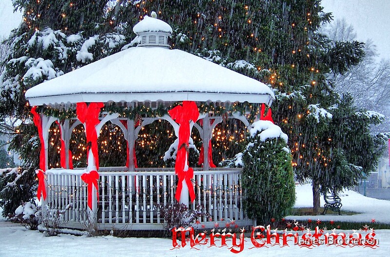 "Christmas Gazebo" by James Brotherton Redbubble