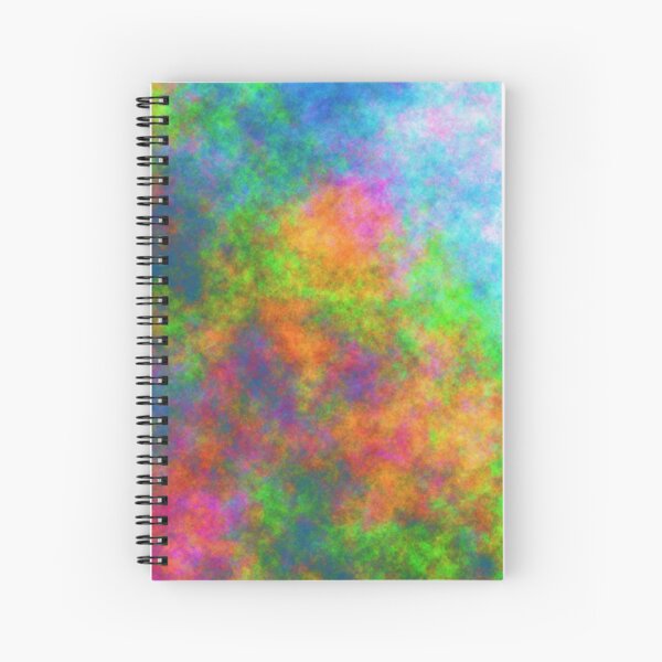 Abstraction of underwater forest Spiral Notebook