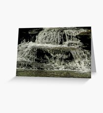 Flowing over Greeting Card