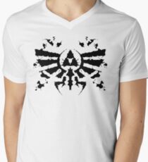 Hyrule Rorschach Men's V-Neck T-Shirt