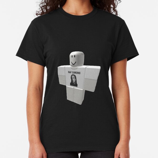 Kanye Roblox T Shirts Redbubble - rick owens raf simons roblox meme t shirt by notjimmystewart