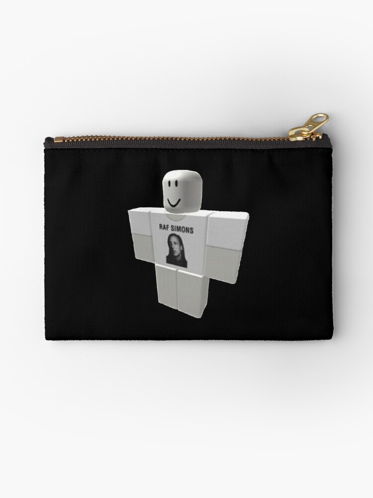 Rick Owens Raf Simons Roblox Meme Zipper Pouch By Notjimmystewart - rick owens raf simons roblox meme t shirt by notjimmystewart