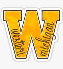 Western Michigan W Sticker