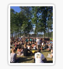 Crowded Fields Sticker