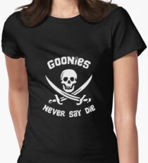 Goonies Never Say Die Women's Fitted T-Shirt