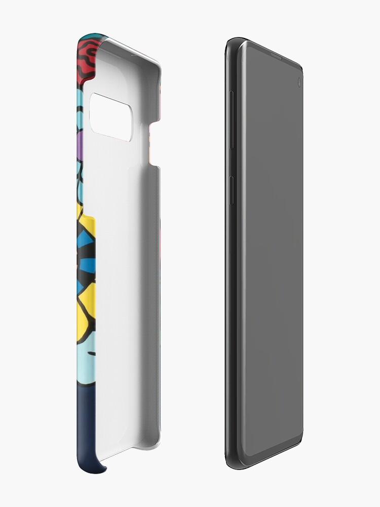 Alternate view of Checkered Bouquet Case & Skin for Samsung Galaxy