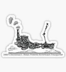 1820's Gentleman's Steam-Powered Transporter Sticker
