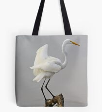 Great White Egret Tote Bag