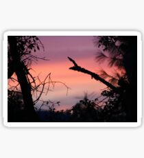 Sunrise taken at Collins Lake 9-27-2015 Sticker