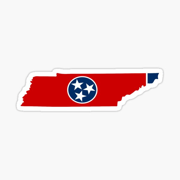 Tennessee State Flag Sticker