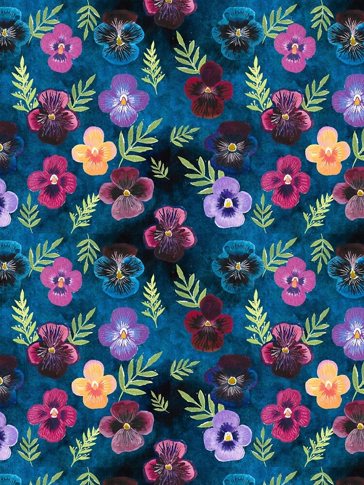 Colorful Pansies by emilienunez