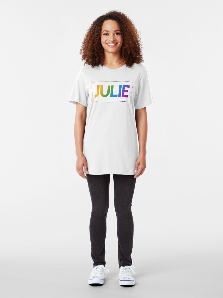 Alternate view of Julie - Pride Edition Slim Fit T-Shirt