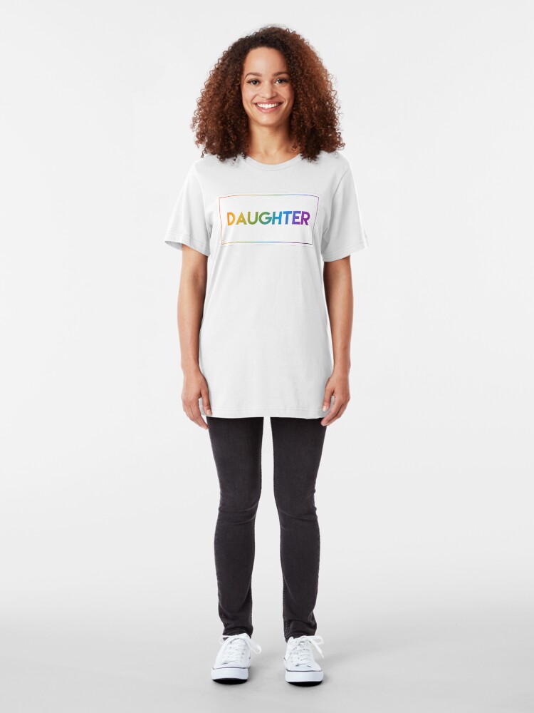 Alternate view of Daughter - Pride Edition Slim Fit T-Shirt