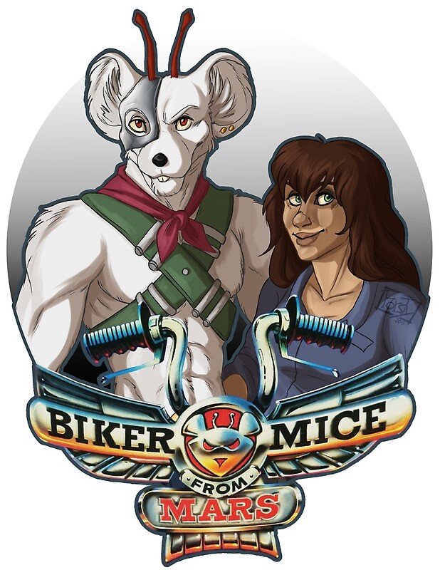 Biker Mice From Mars Vinnie And Charley By Forsty Redbubble