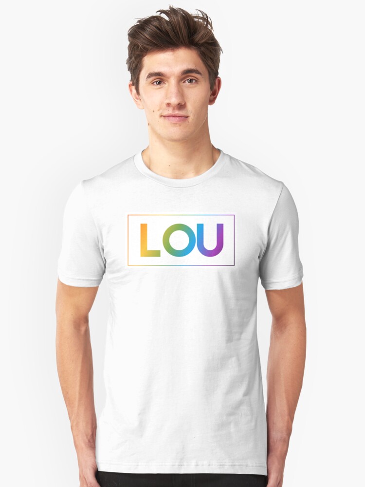 Alternate view of Lou - Pride Edition Slim Fit T-Shirt