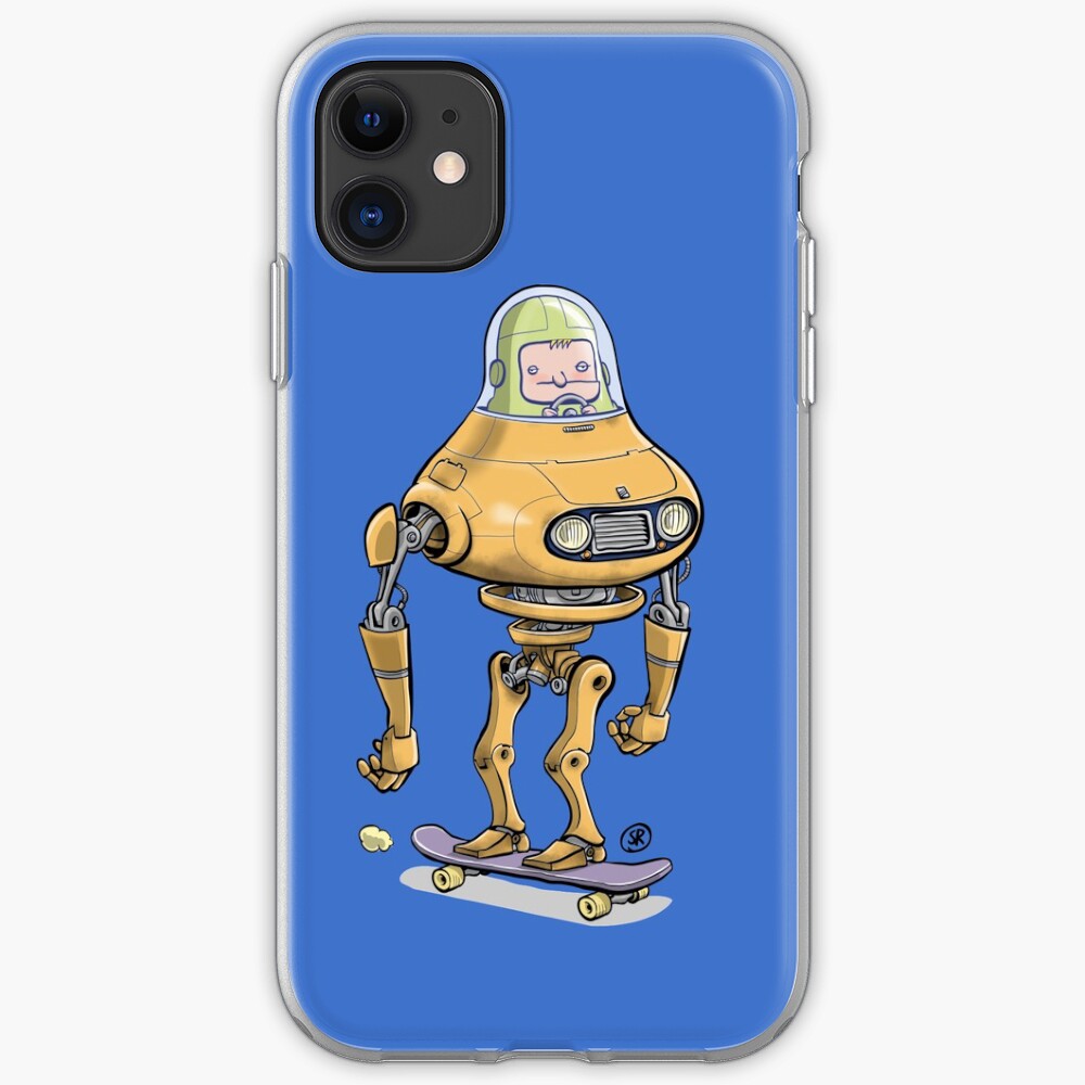 Skateboard robot iPhone Case & Cover