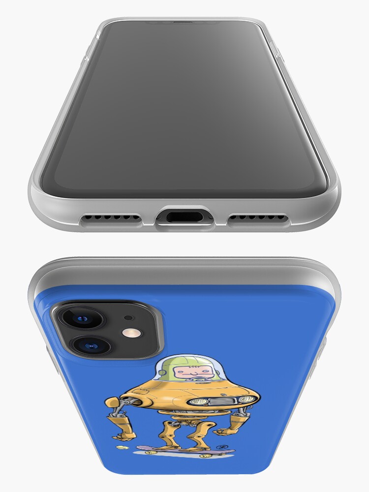 Alternate view of Skateboard robot iPhone Case & Cover