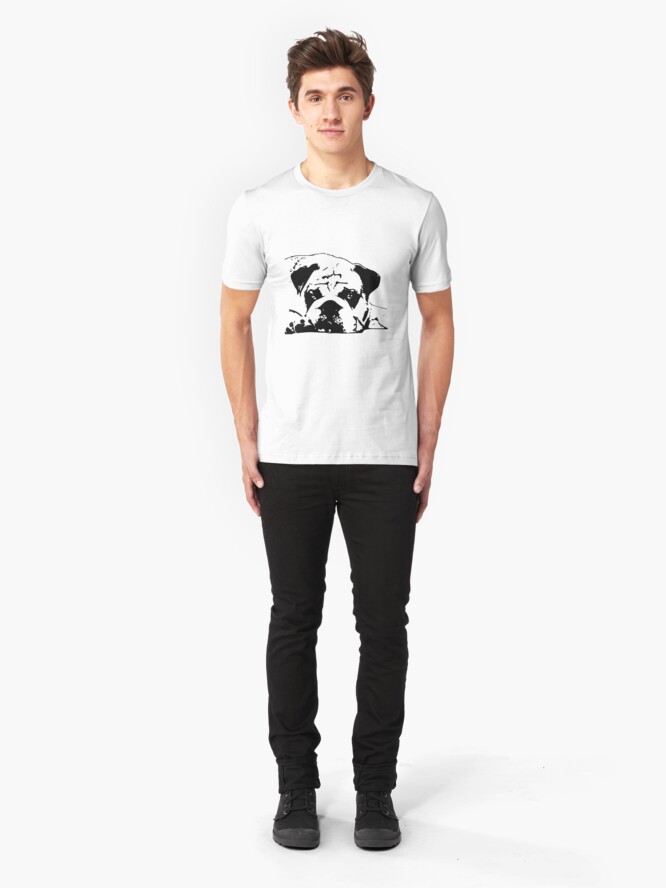 Alternate view of sad dog Slim Fit T-Shirt