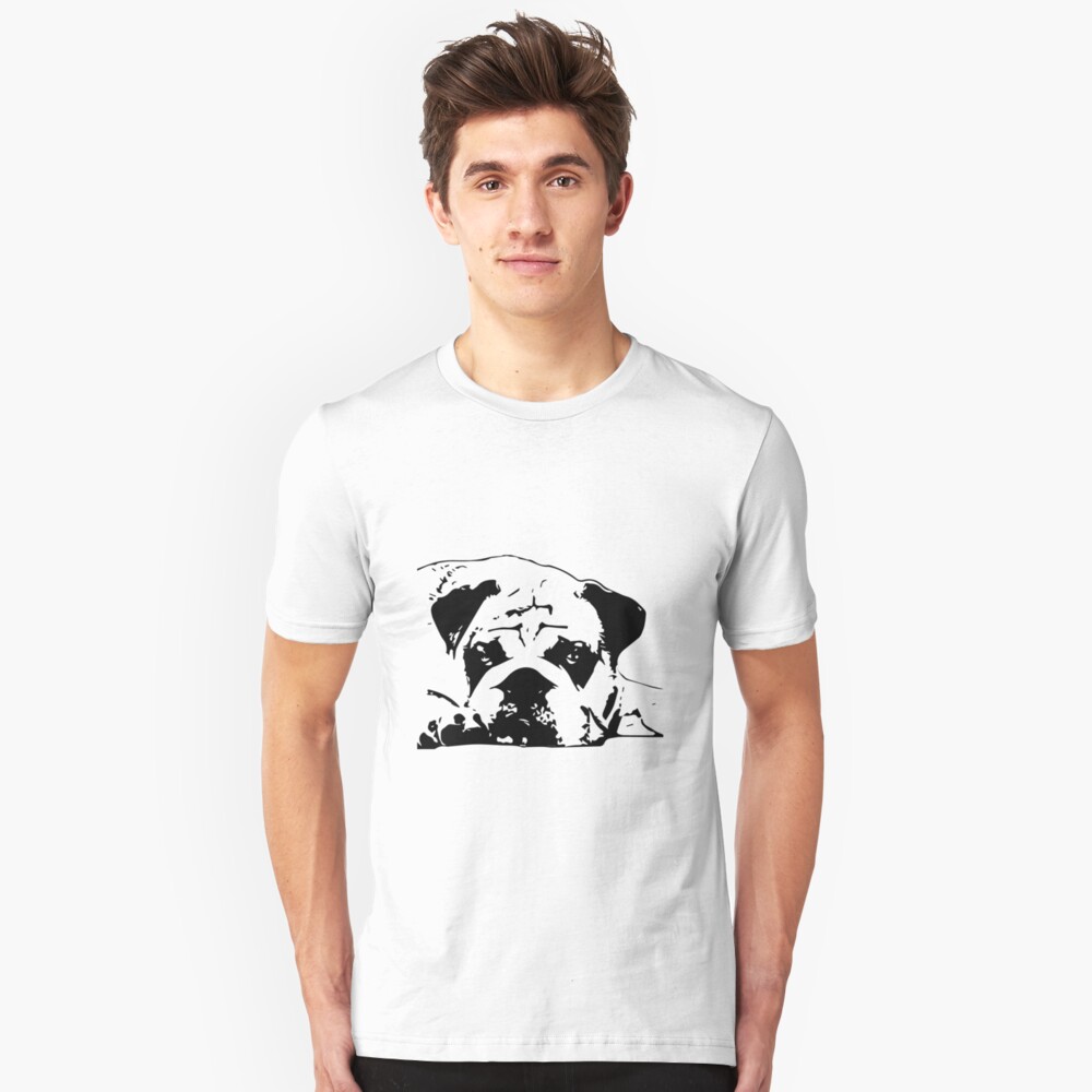 sad dog Slim Fit T-Shirt
